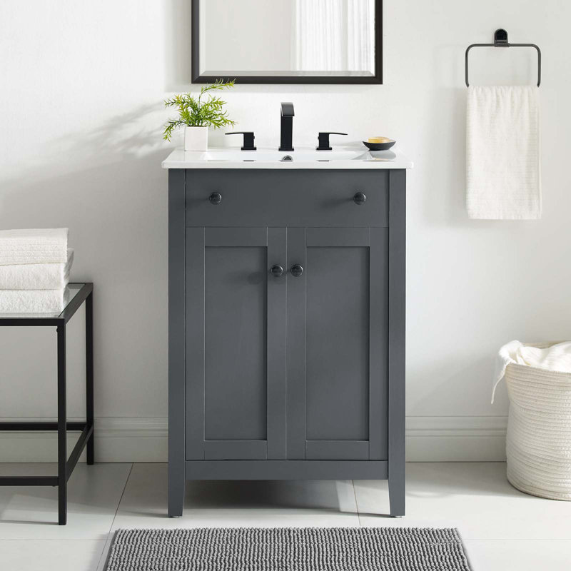 Ebern Designs Ekanta 24" Single Bathroom Vanity Set & Reviews Wayfair